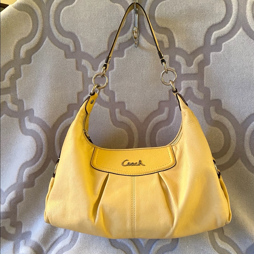 💛Vintage Coach Ashley Leather Hobo